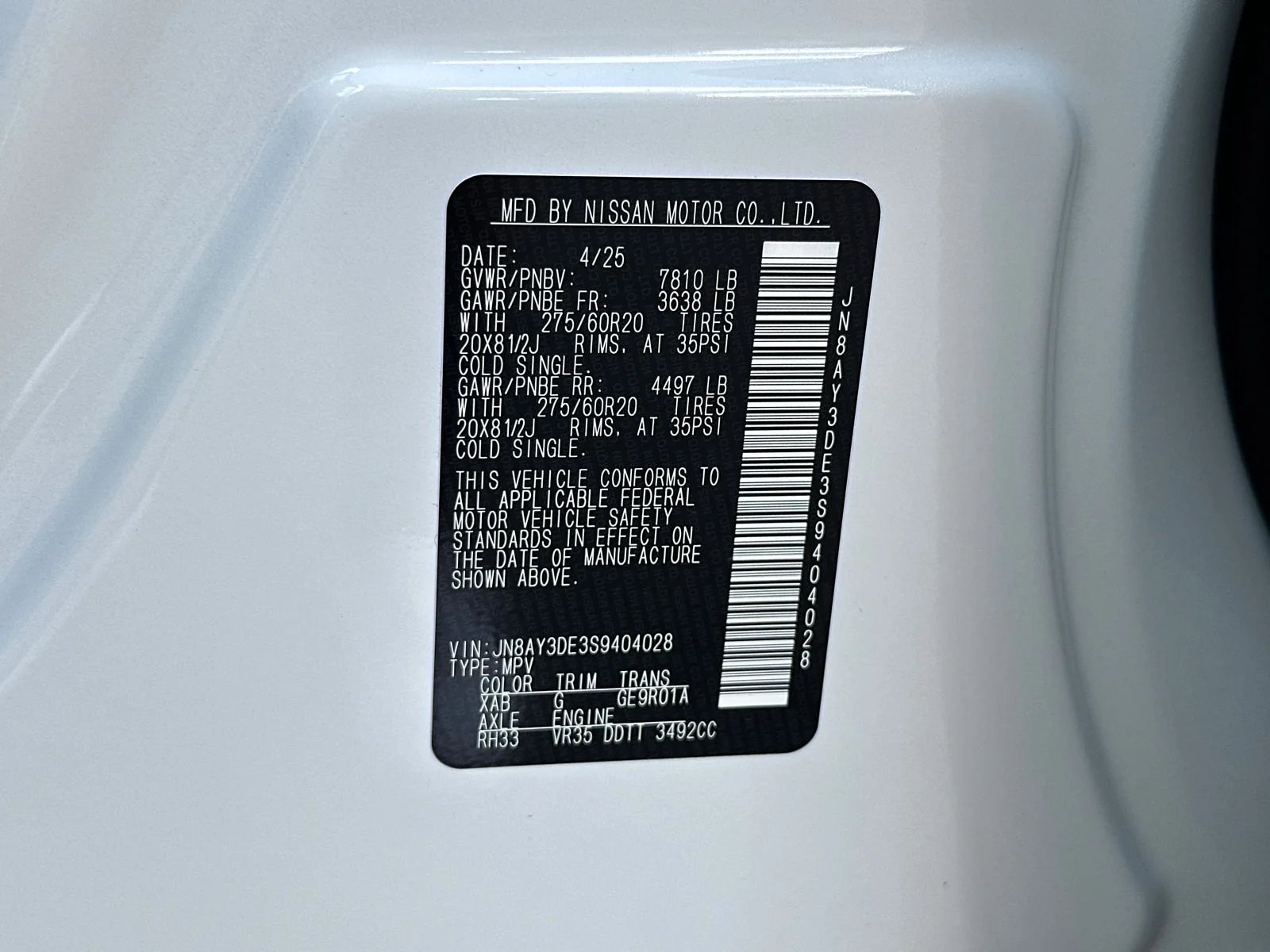 2025 Nissan Armada PRO-4X - Photo 33