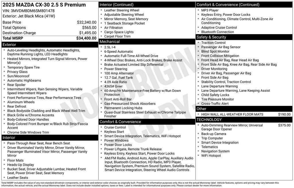 2025 Mazda CX-30 Premium - Photo 7