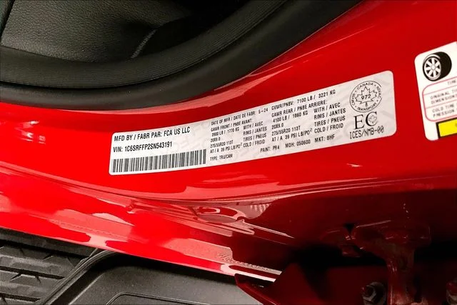 Used 2025 Flame Red Clearcoat Ram Big Horn/Lone Star image 42