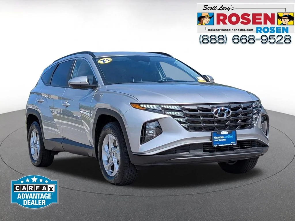 Used 2023 Silver Hyundai SEL image 1