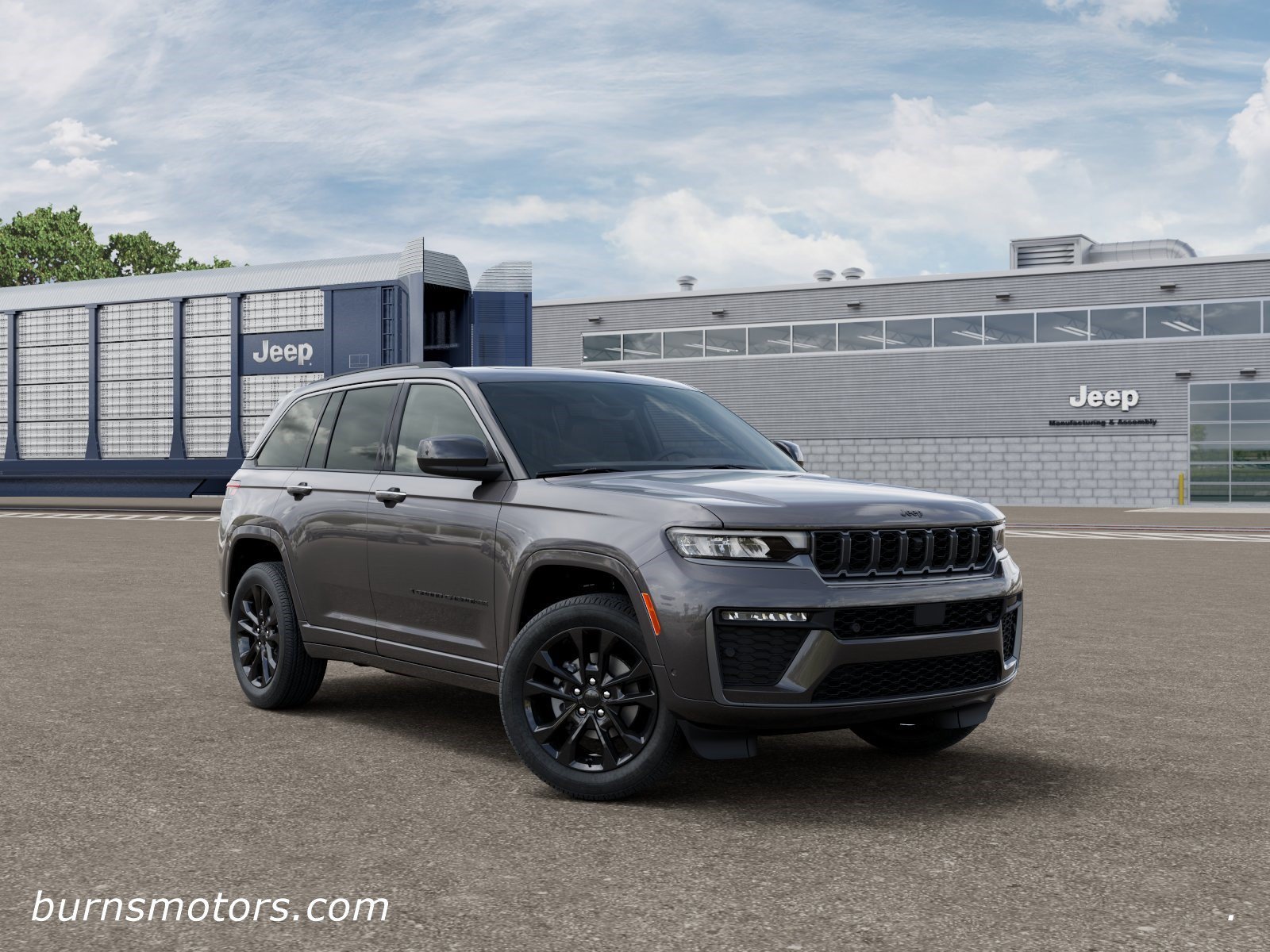 New 2026 Baltic Gray Metallic Clear-Coat Exterior Paint Jeep Limited Reserve BLACKOUT image 5