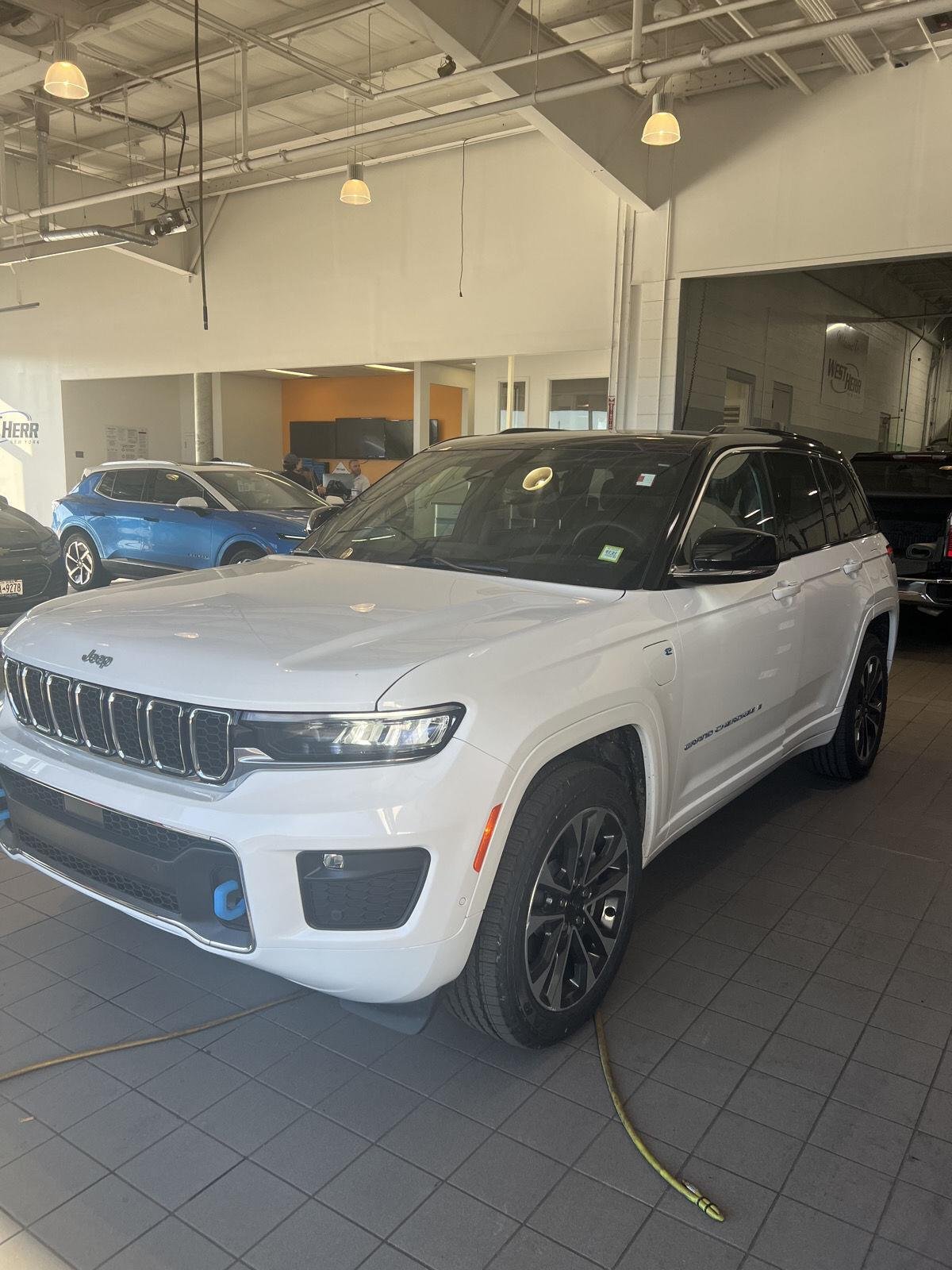 Used 2024 Bright White Clearcoat Jeep Overland image 44
