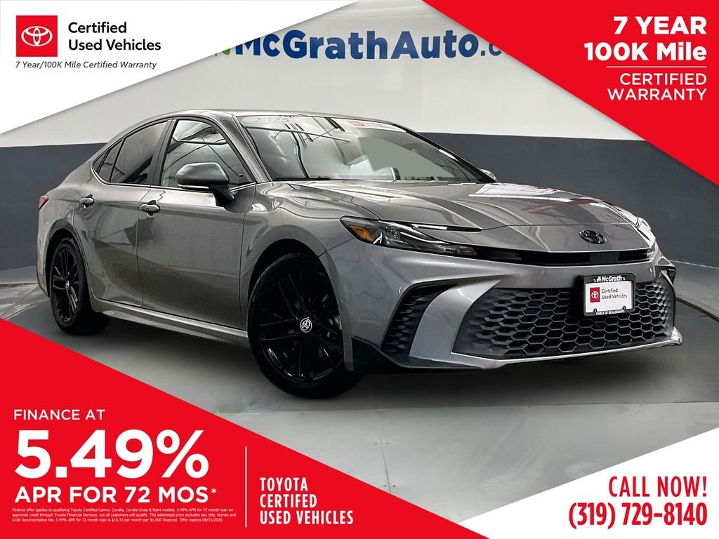 Used 2025 Gray Toyota SE image 1