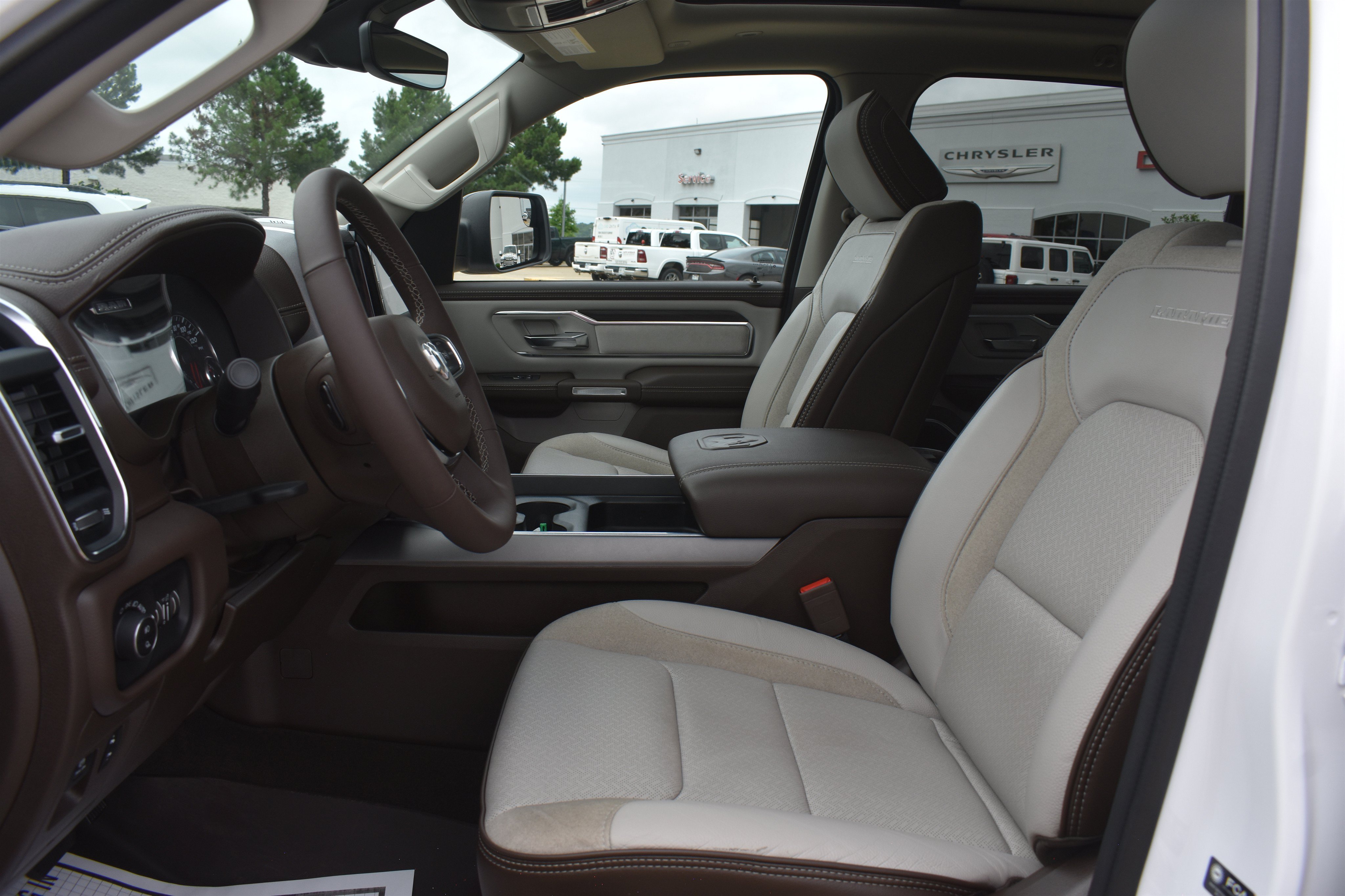 Used 2025 Bright White Clearcoat Ram Laramie image 17