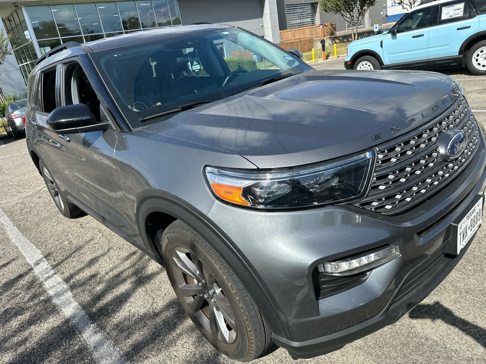 Used 2023 Carbonized Gray Ford XLT image 3