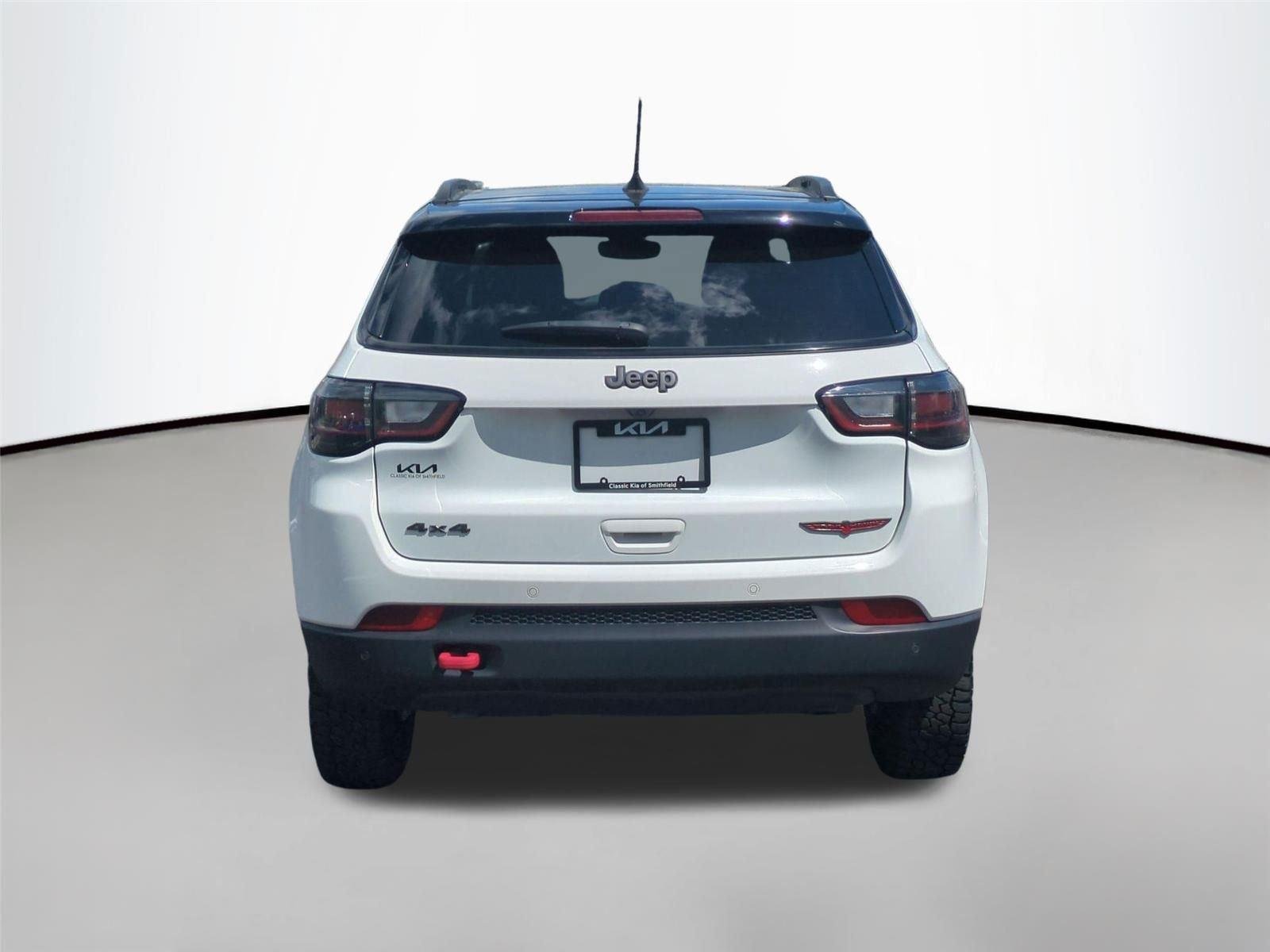 Used 2024 Bright White Clearcoat Jeep Trailhawk image 12