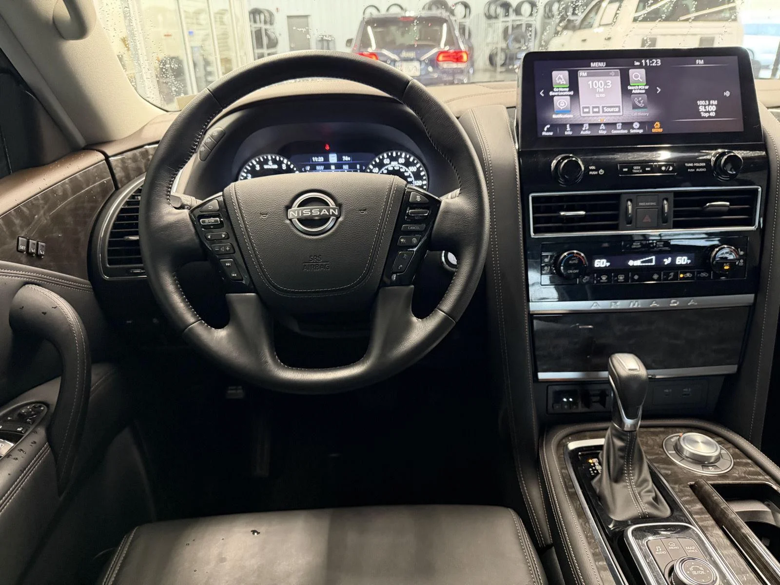 Used 2024 Aspen White Tricoat Nissan Platinum image 8
