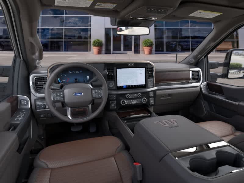 New 2026 Star White Metallic Tri-Coat/Marsh Gray Ford King Ranch image 9
