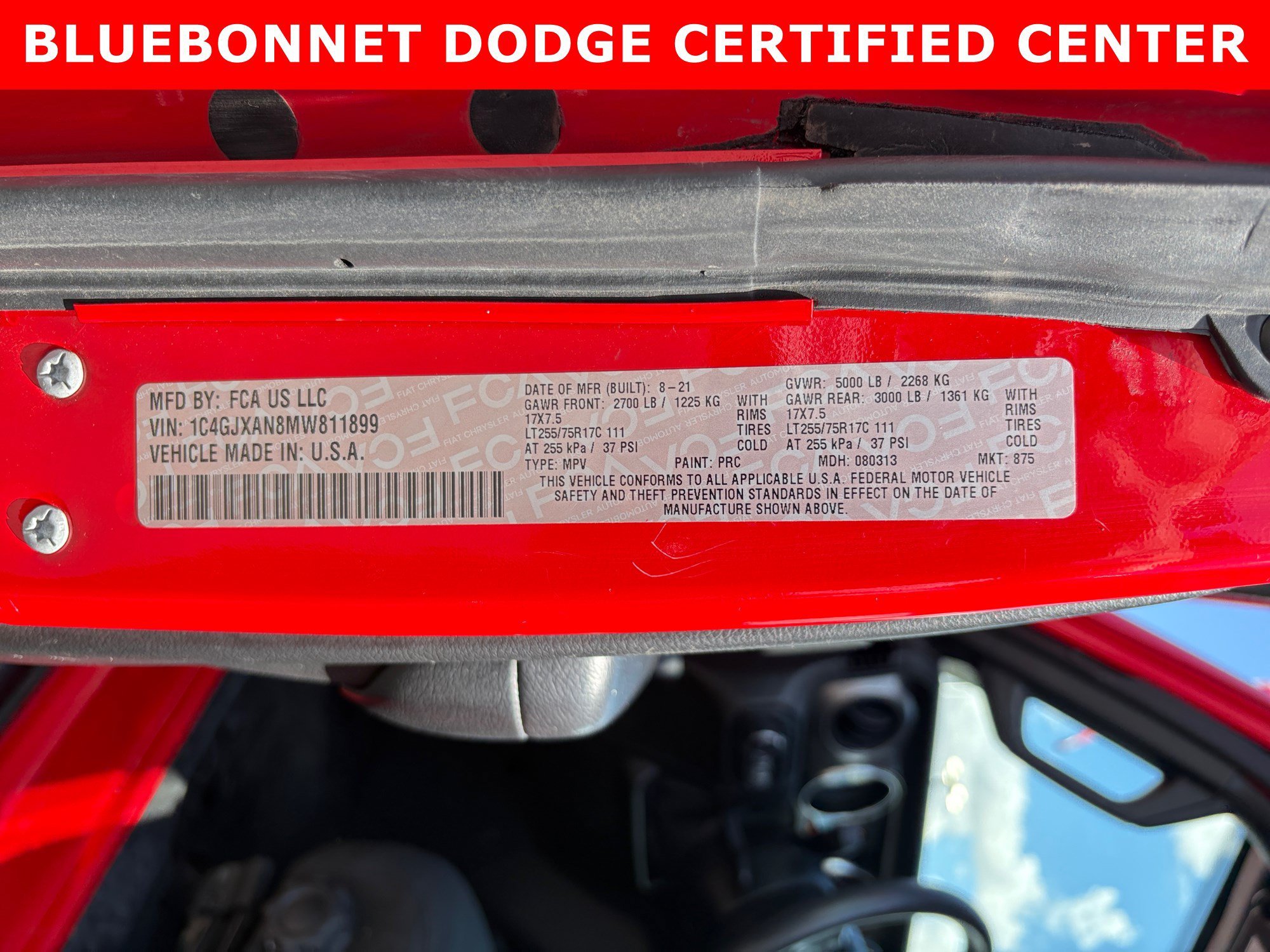 Used 2021 Firecracker Red Clearcoat Jeep Willys Sport image 24