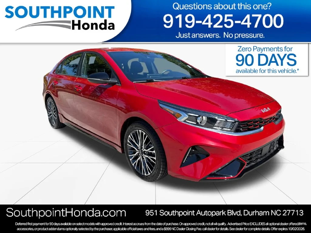 Used 2024 Currant Red Kia GT-Line image 1
