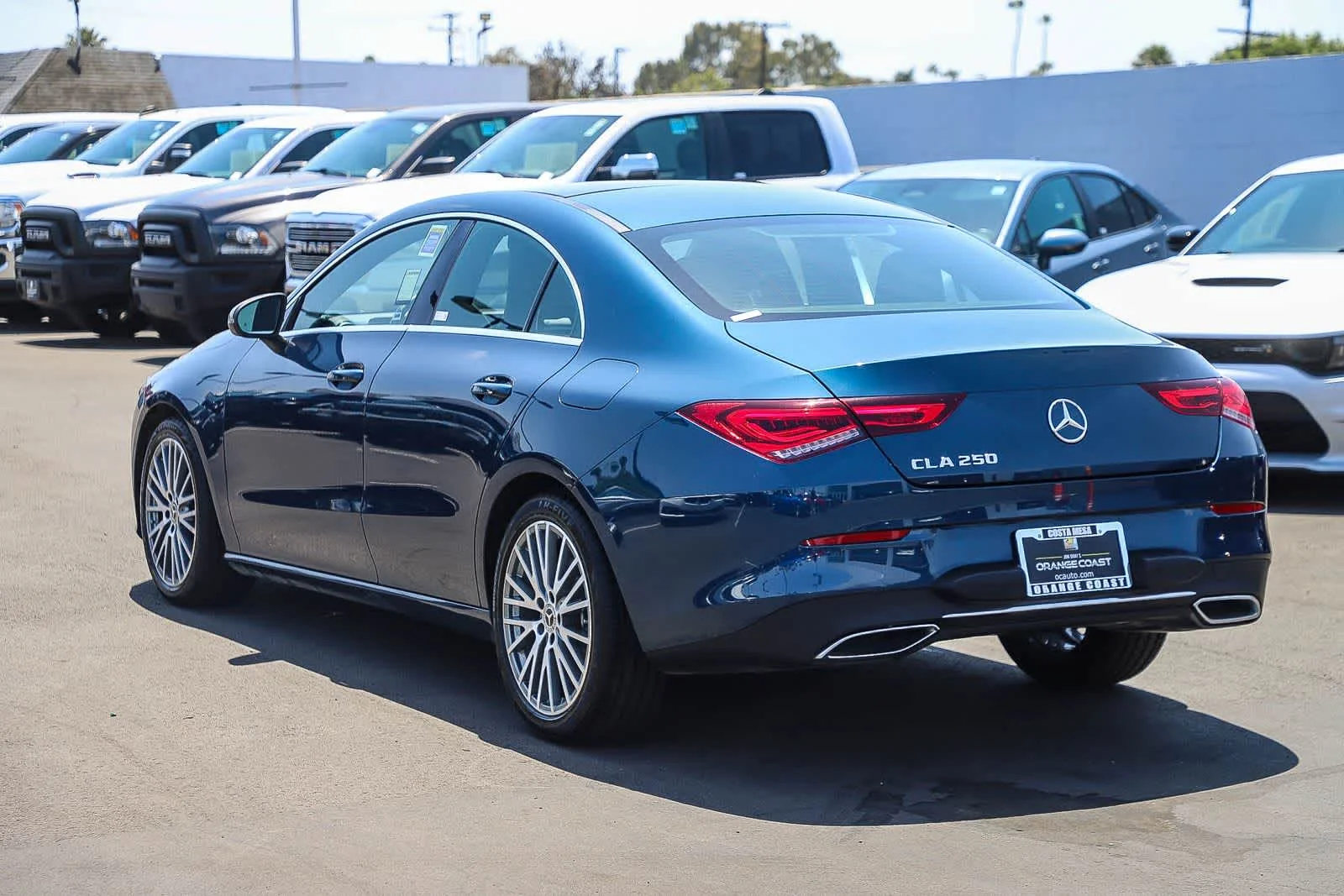 Used 2020 Denim Blue Metallic Mercedes-Benz CLA 250 image 8