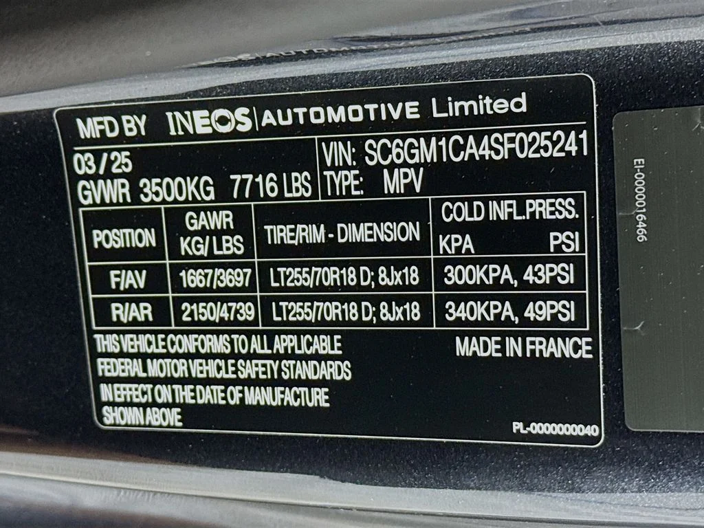2025 INEOS Grenadier Fieldmaster Edition - Photo 29