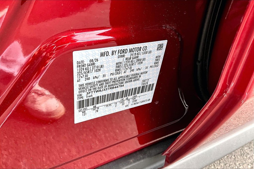 New 2026 Red Ford XLT image 8