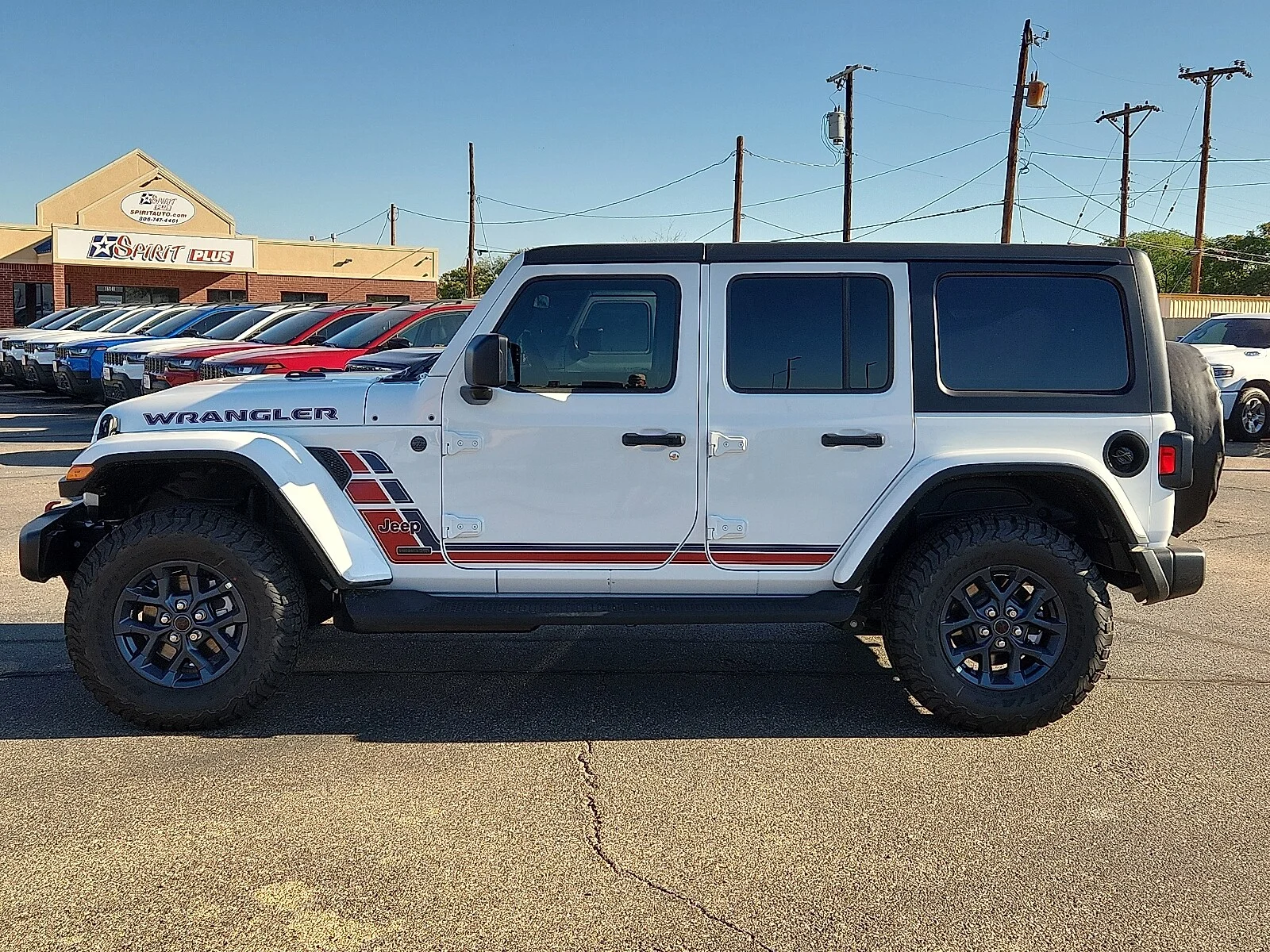 New 2026 White Jeep 4-DOOR SPORT image 2