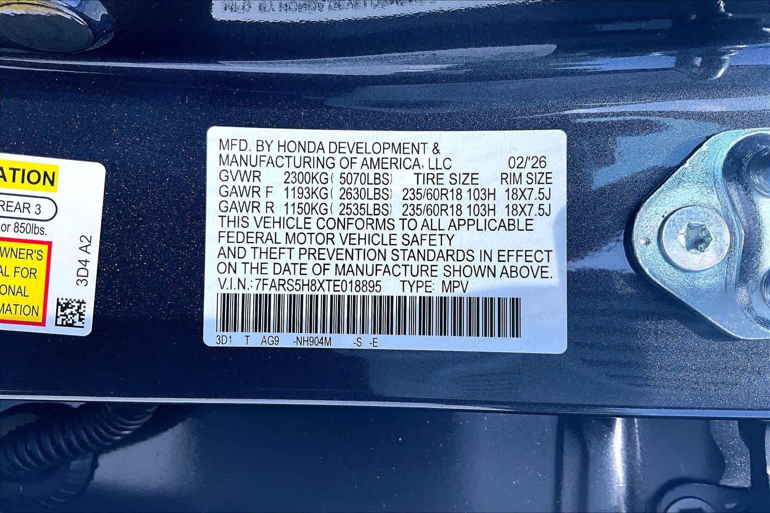 Used 2026 Meteorite Gray Metallic Honda Sport-L image 31