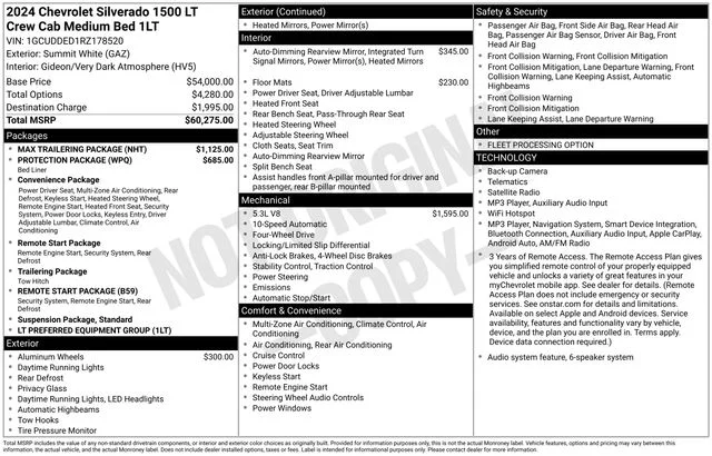 Used 2024 White Chevrolet LT image 7