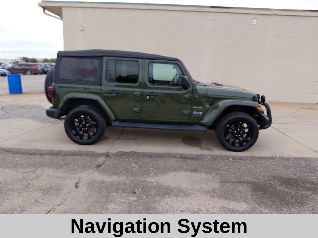 Used 2023 Green Jeep Sahara 4xe image 3
