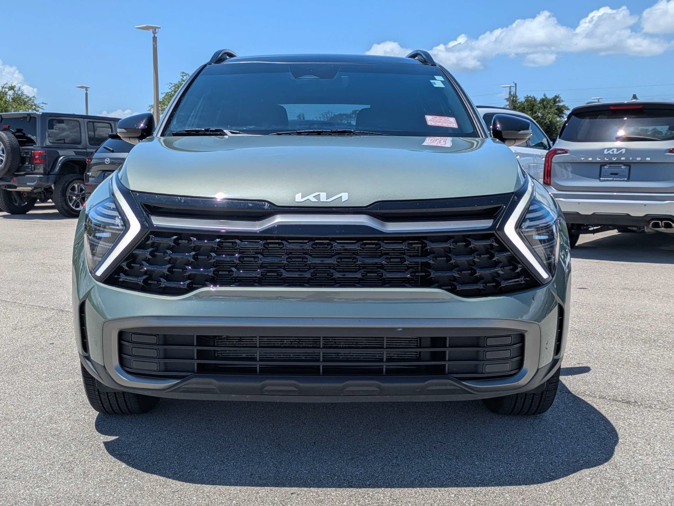 Certified Used 2024 Jungle Green Kia X-Line image 9