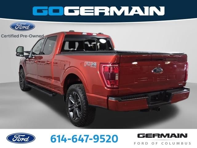 Certified Used 2023 Hot Pepper Red Metallic Tinted Clearcoat Ford XLT image 9