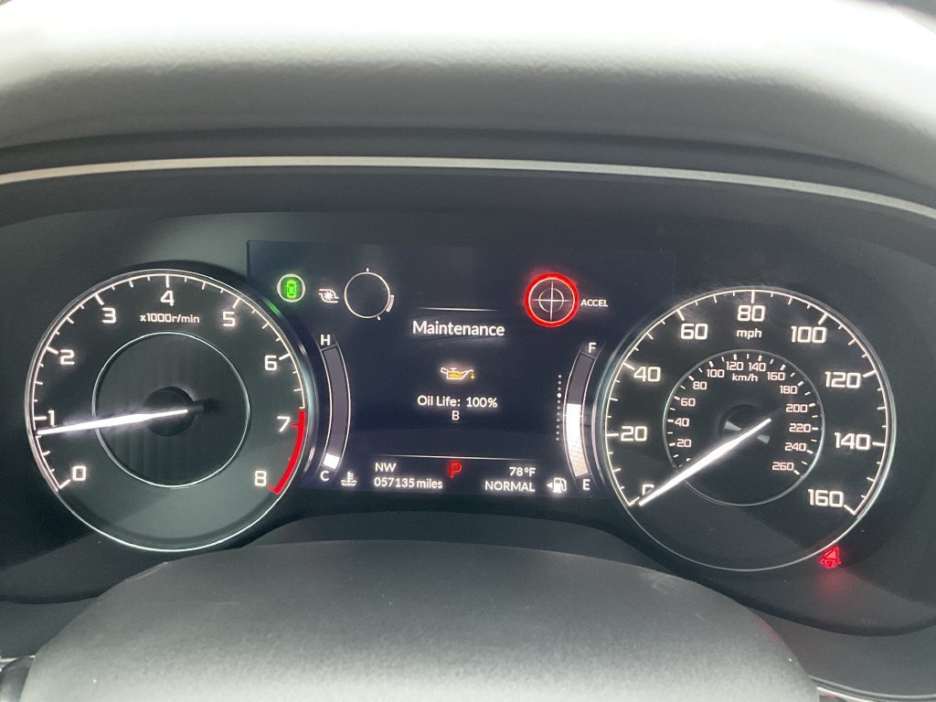 Used 2021 Black Acura Advance image 31