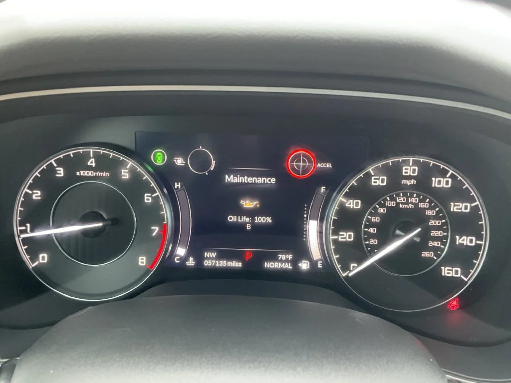 Used 2021 Black Acura Advance image 31