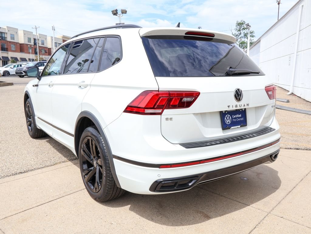 Certified Used 2023 White Volkswagen 2.0T SE R-Line Black image 3