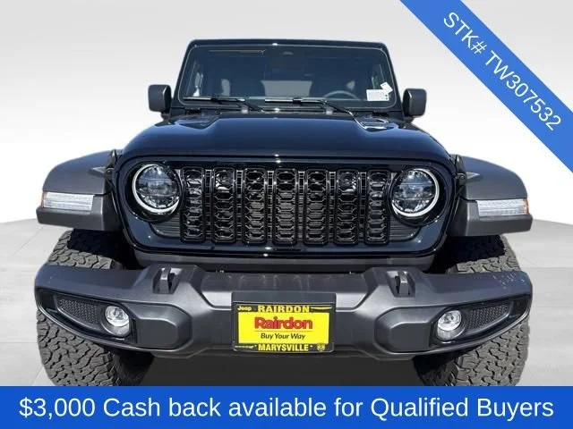 New 2026 Black Clearcoat Jeep Willys image 2