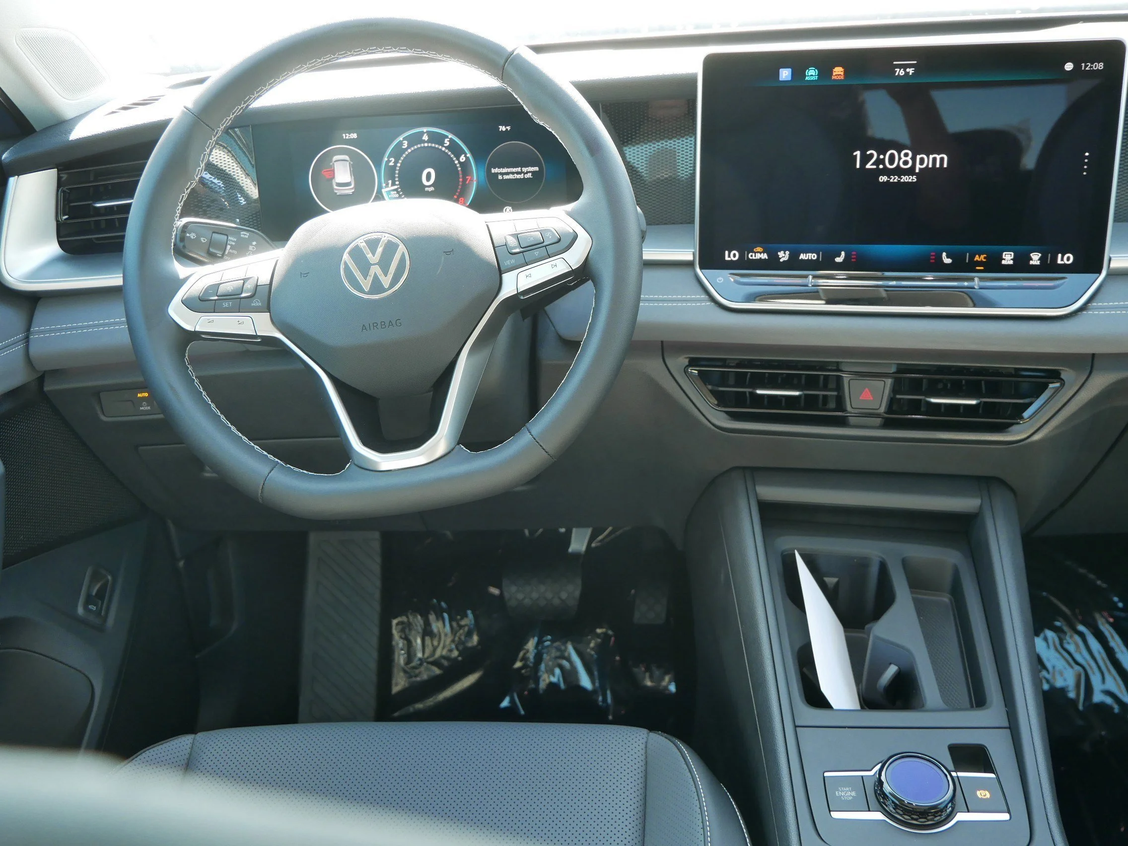 New 2025 Monterey Blue Pearl Volkswagen SE image 8