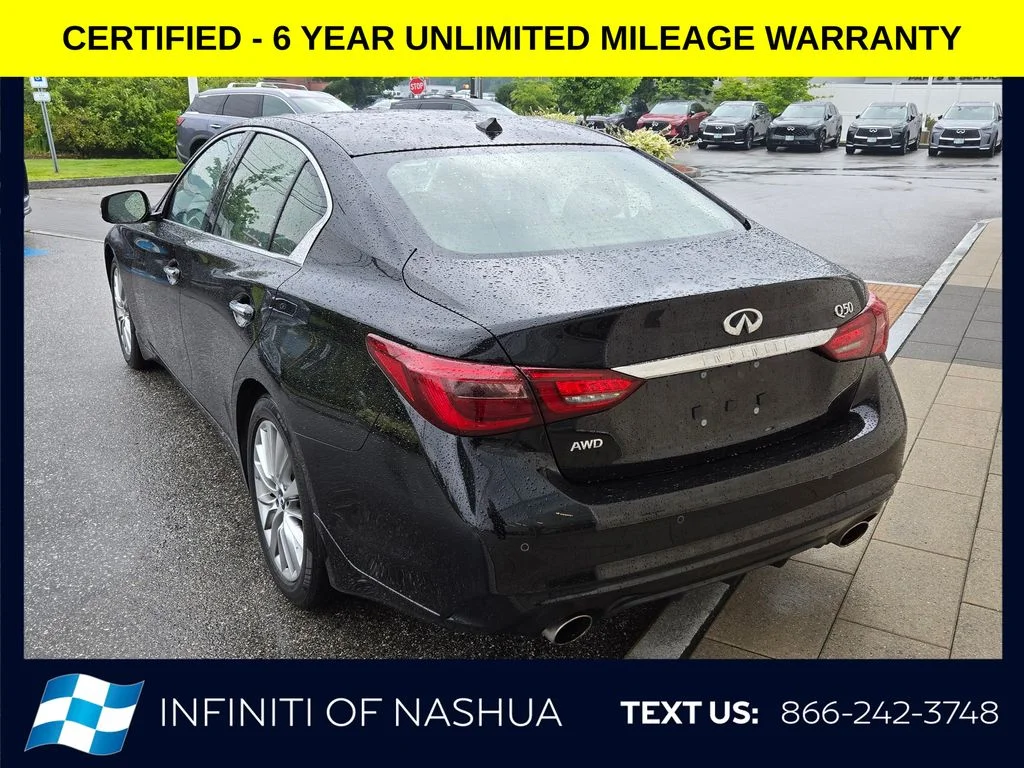 Certified Used 2023 Black INFINITI LUXE image 11