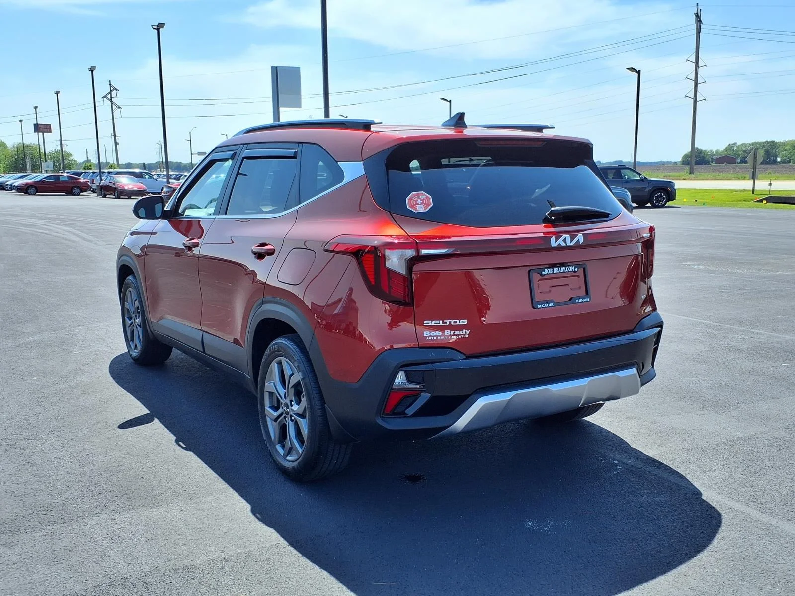 Used 2024 Mars Orange Kia S image 15