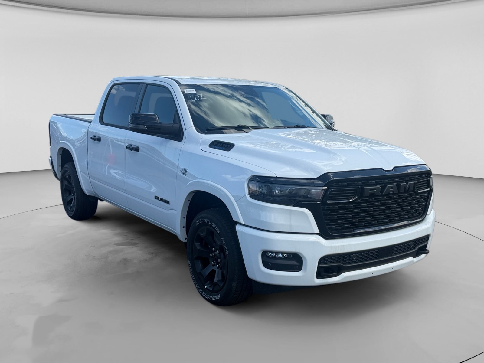 New 2026 Bright White Clear-Coat Exterior Paint RAM Big Horn 4x4 Crew Cab 5