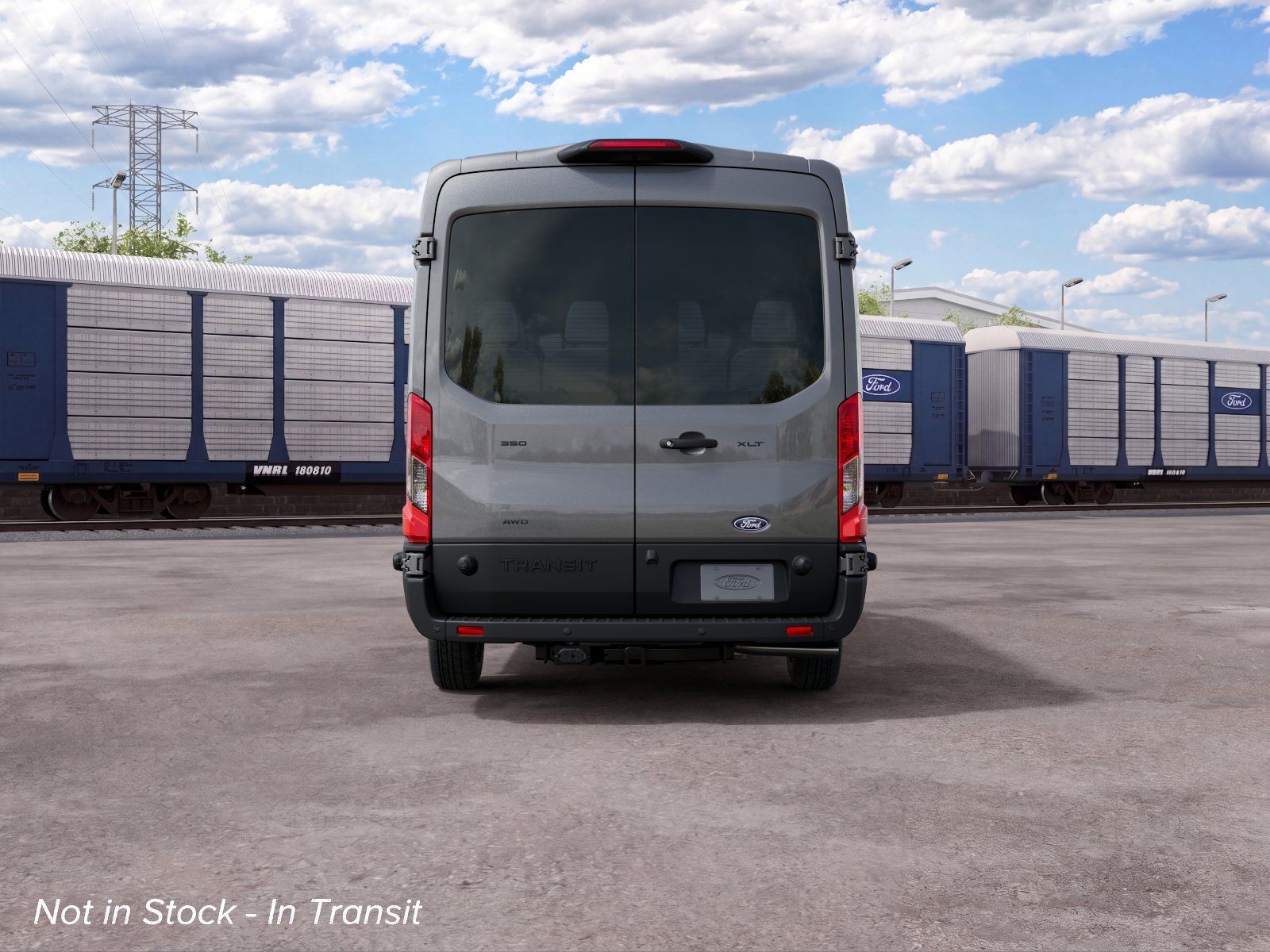 New 2027 Carbonized Gray Metallic Ford Passenger Van XLT image 7