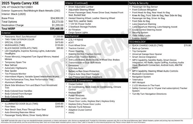 Used 2025 Red Toyota XSE image 27