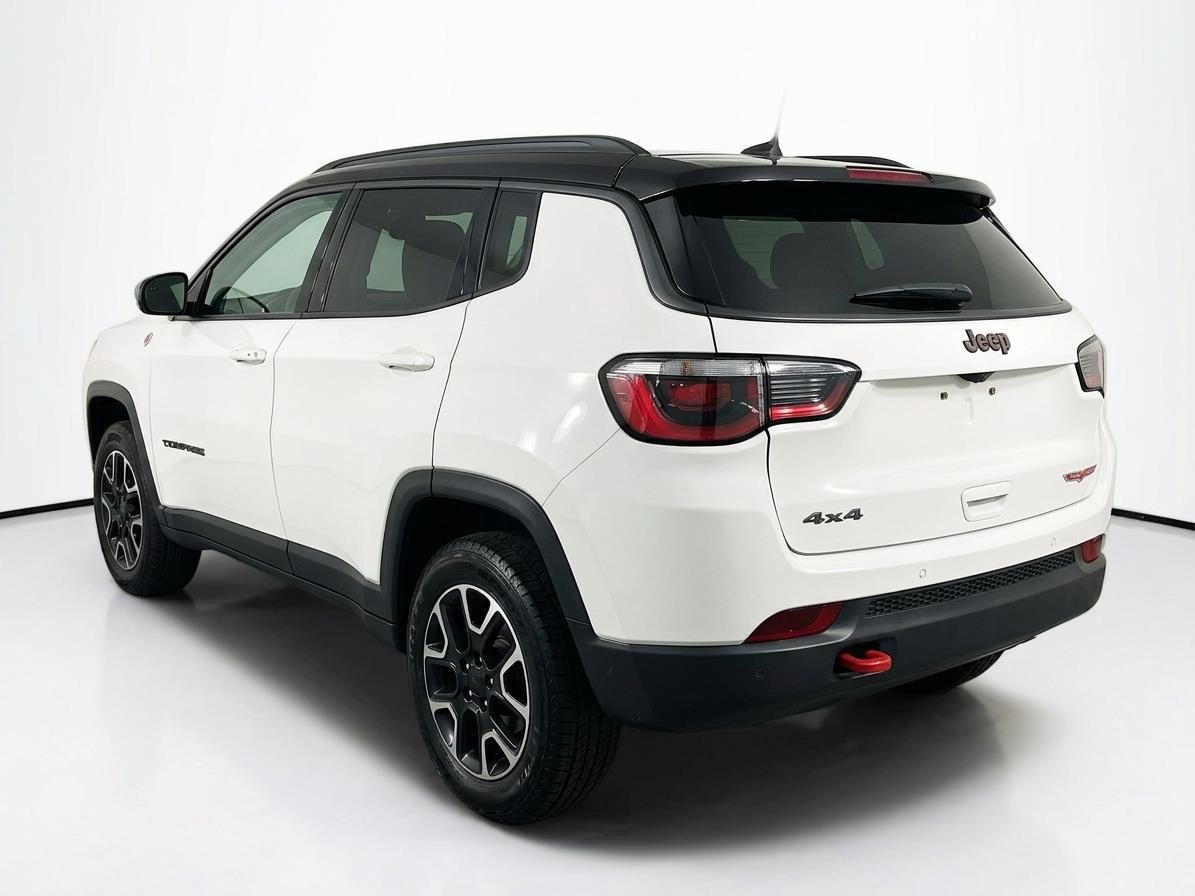 Used 2024 Bright White Clearcoat Jeep Trailhawk image 4