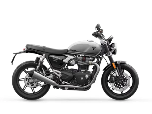 New 2025 Triumph Speed Twin 1200 Carnival Red/Sapphire Black