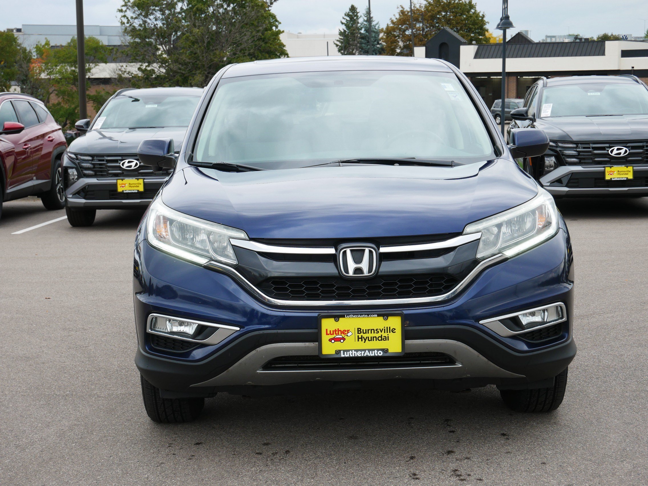 Used 2015 Blue Honda EX image 2