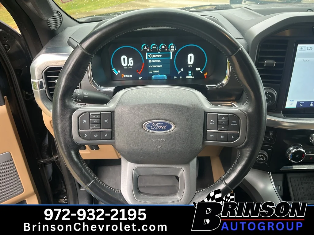 Used 2022 Agate Black Metallic Ford LARIAT image 9
