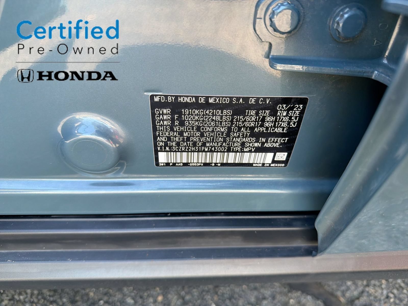 2023 Honda HR-V LX - Photo 66