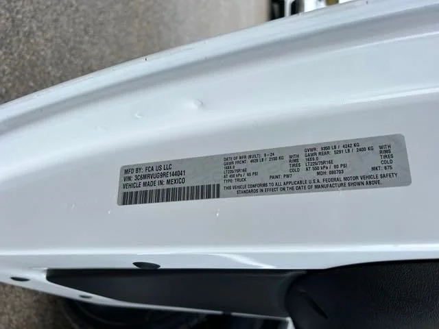 New 2024 White Ram High Roof image 29