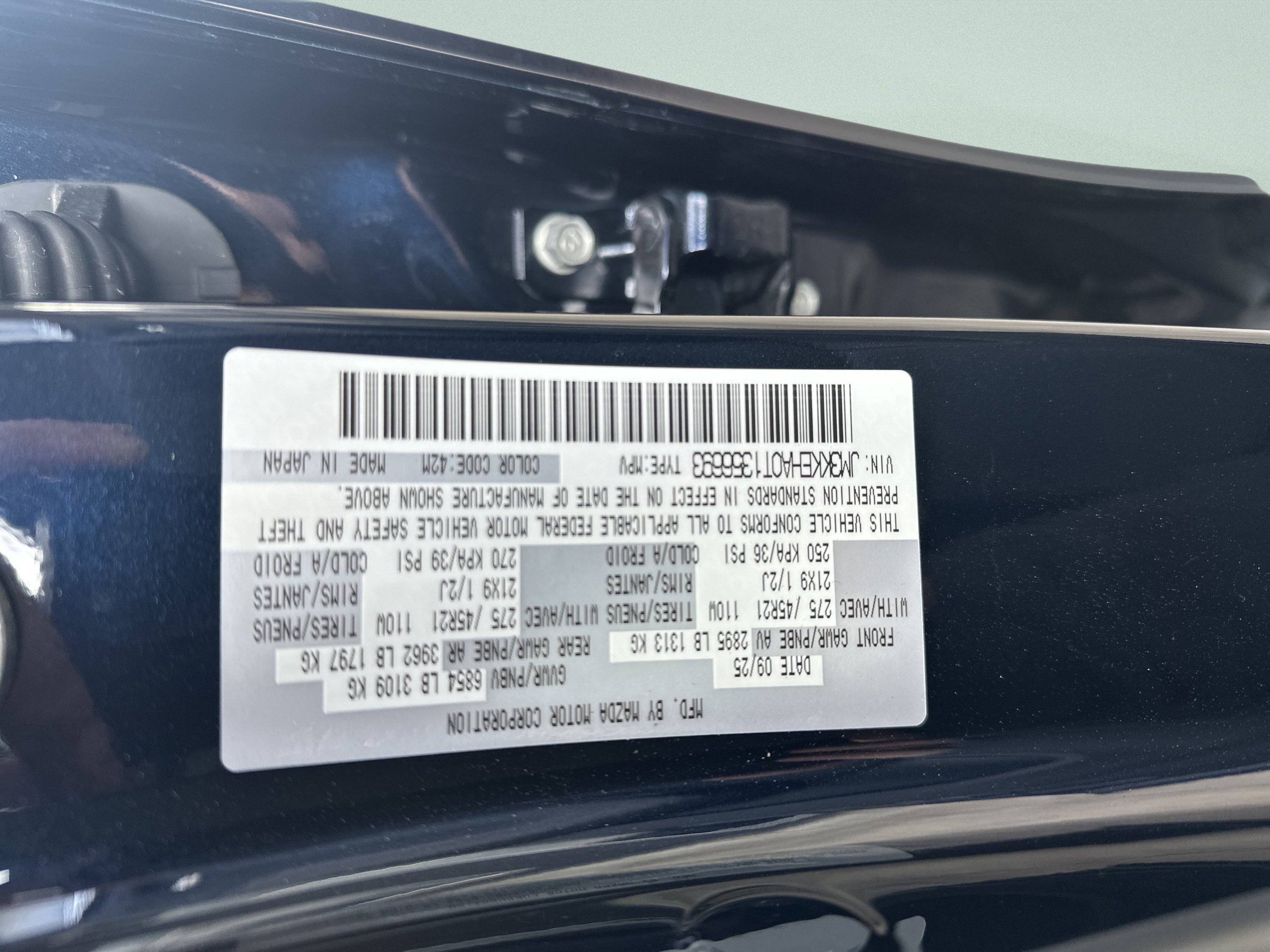 New 2026 Deep Crystal Blue Mica Mazda Premium Plus AWD image 26