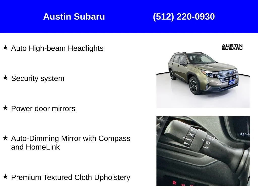 New 2026 Green Subaru Premium Hybrid image 17