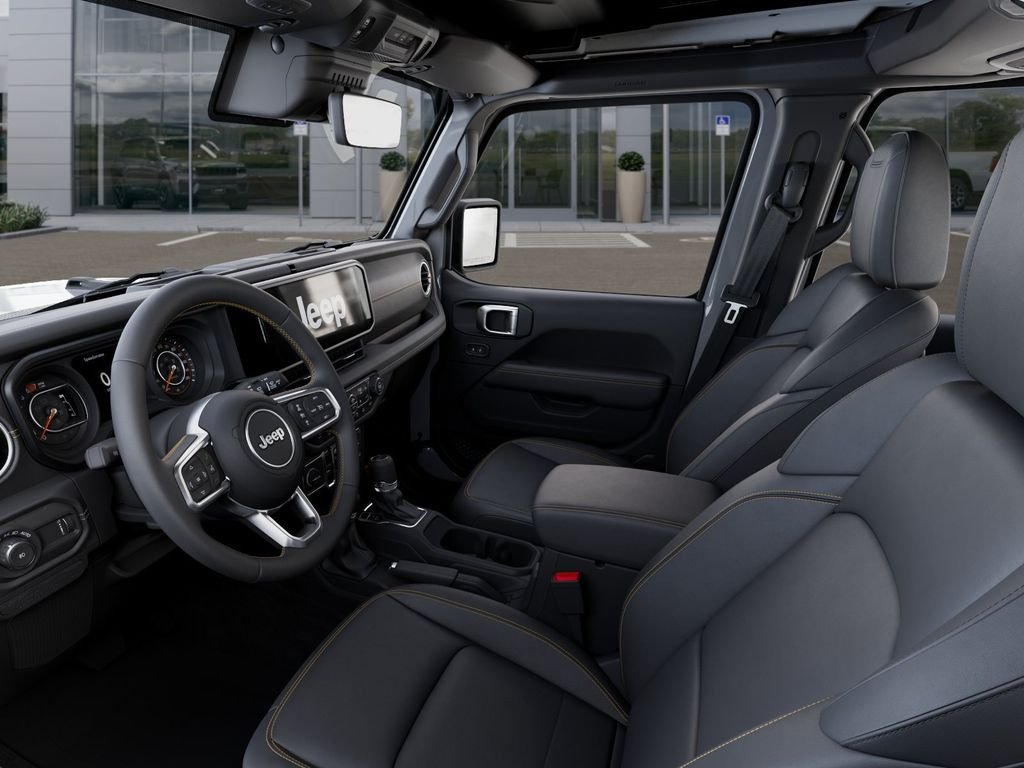 New 2026 Bright White Clear-Coat Exterior Paint Jeep Sahara image 22