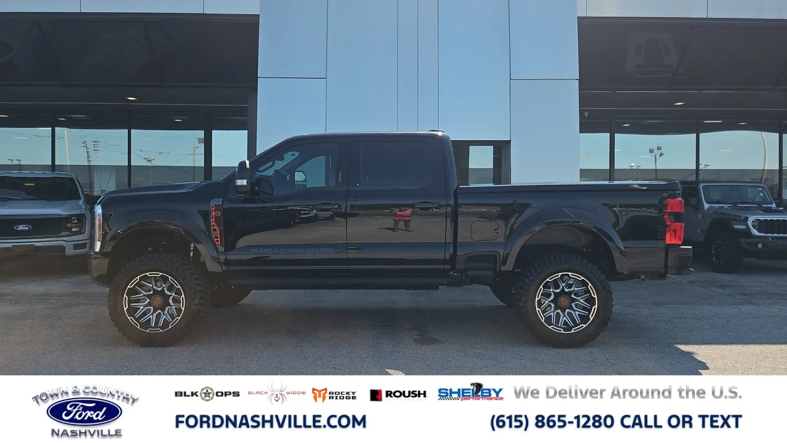 Used 2026 Black Ford LARIAT Harley Davidson image 2