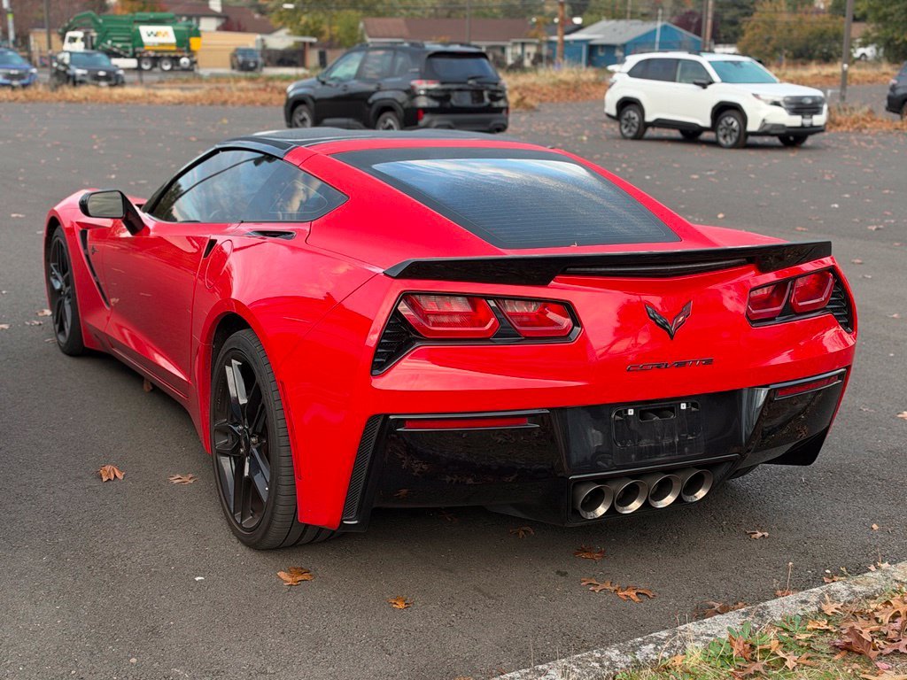 Used 2016 Torch Red Chevrolet Stingray Z51 image 2