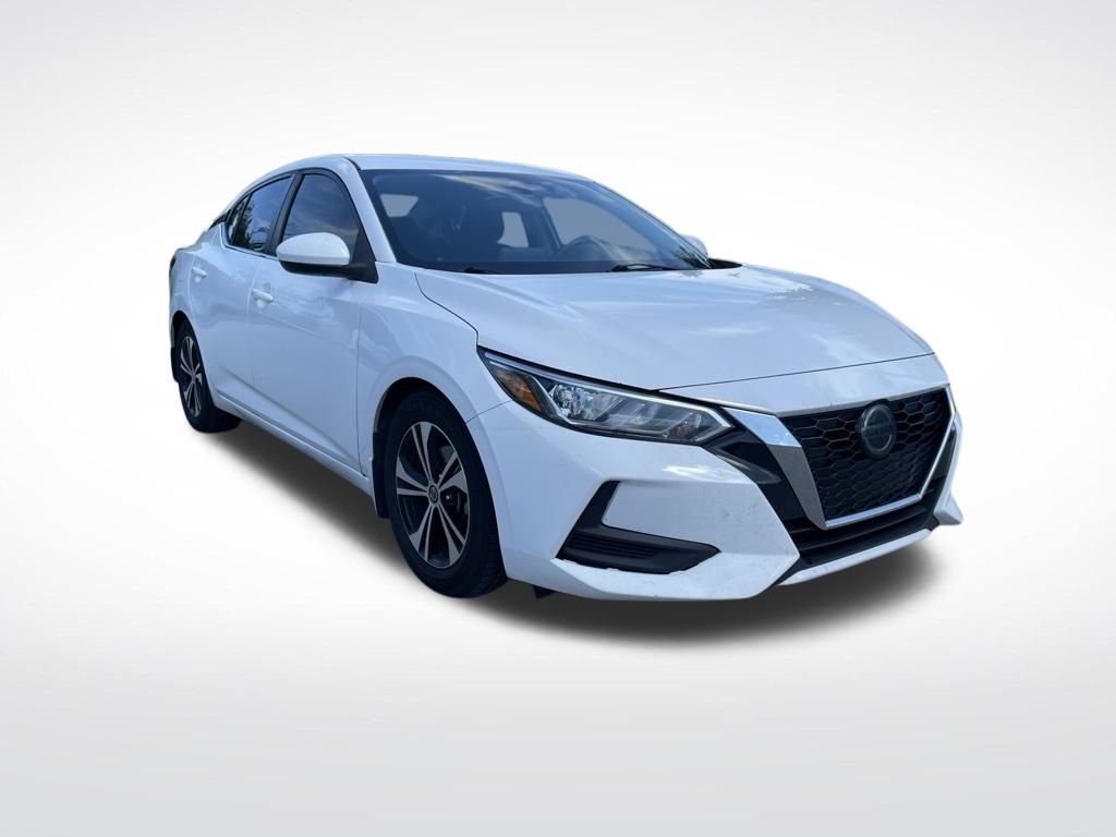 Used 2021 White Nissan SV image 2