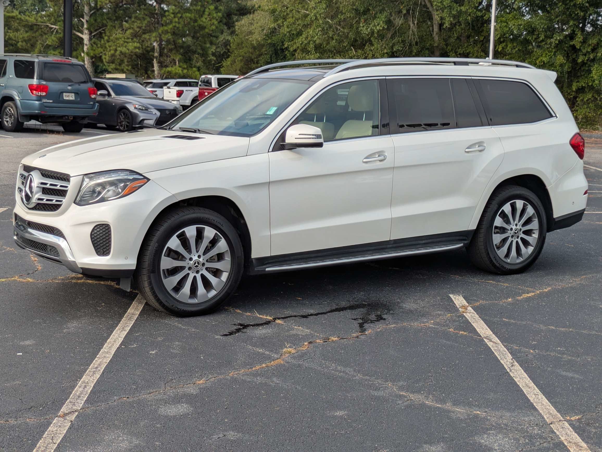 Used 2018 White Mercedes-Benz GLS 450 image 7