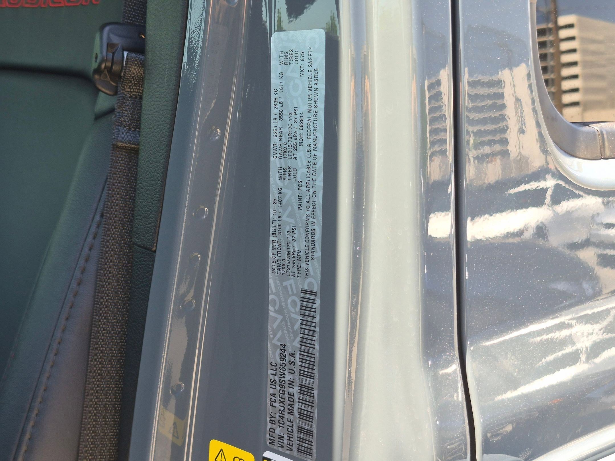 Ken Garff Cert 2025 Anvil Clearcoat Jeep Rubicon X image 33