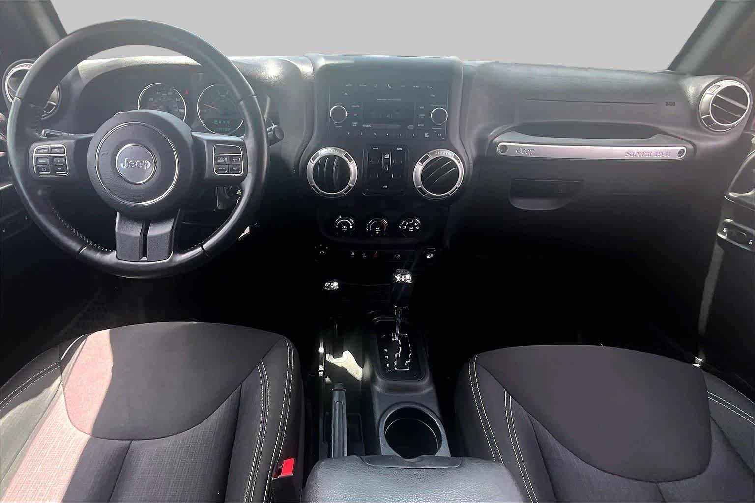 Used 2017 Black Clearcoat Jeep Sahara image 14
