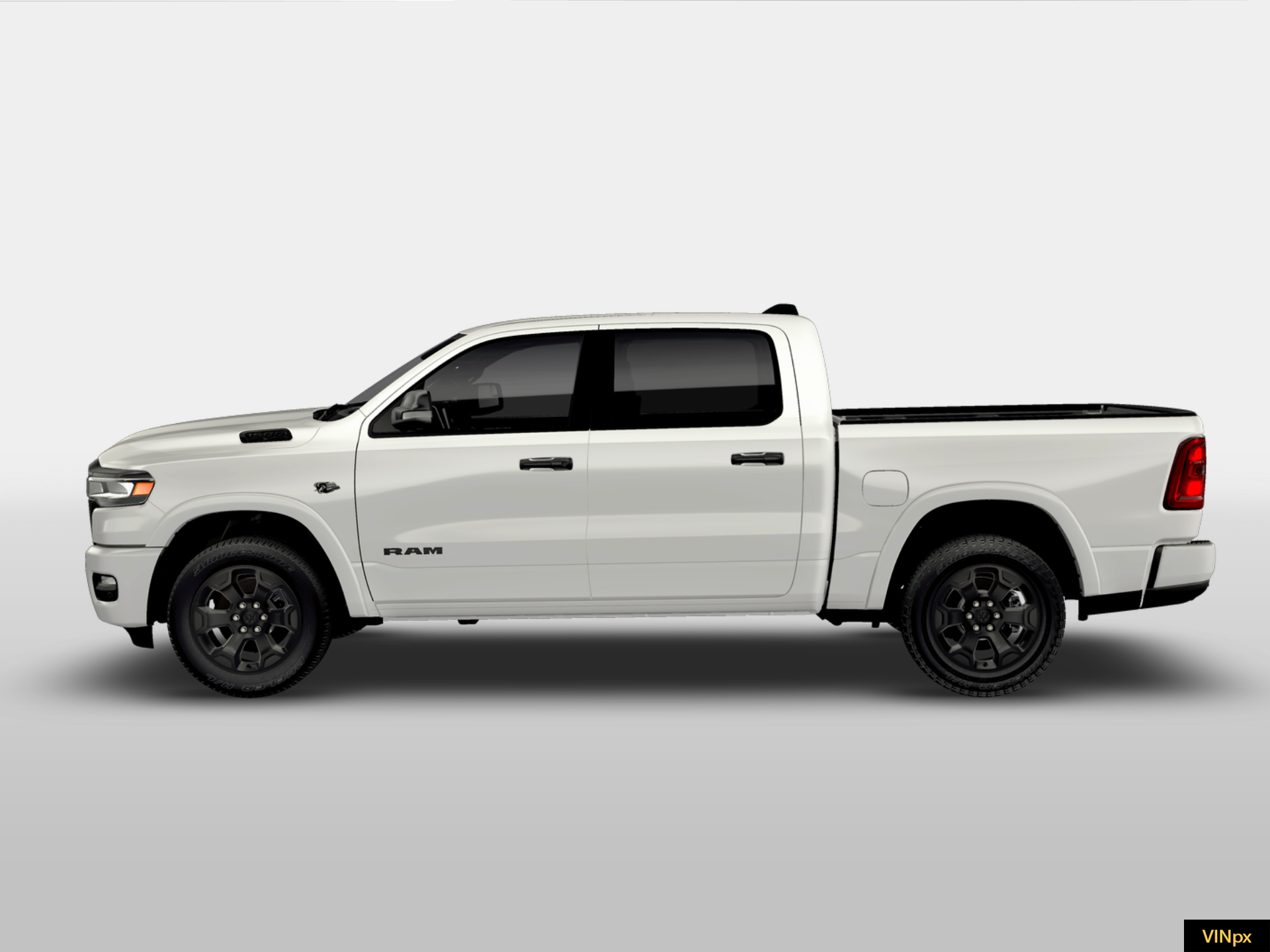 New 2026 Bright White Clear-Coat Exterior Paint RAM BIG HORN image 3