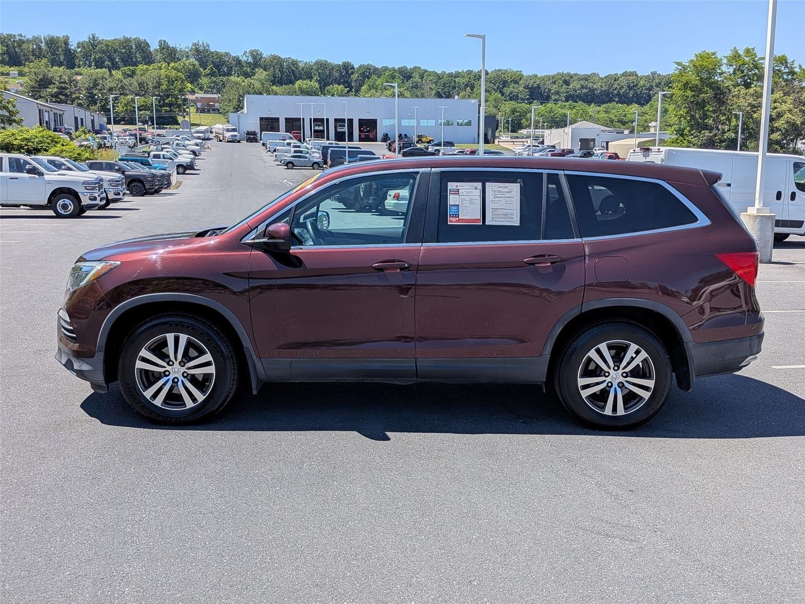 Certified Used 2016 Dark Cherry Pearl Honda EX-L image 8